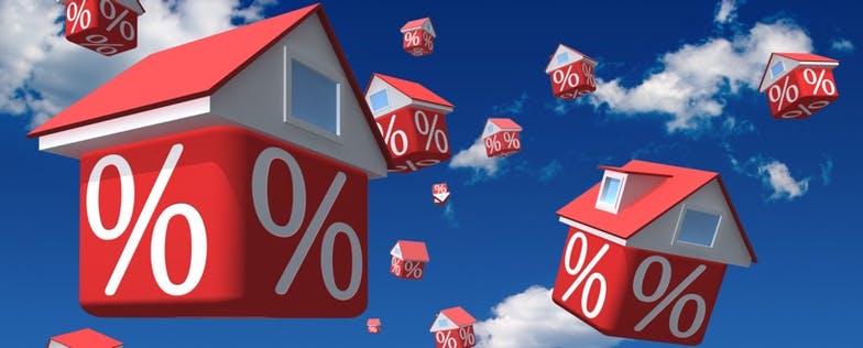 Falling house percents article image content