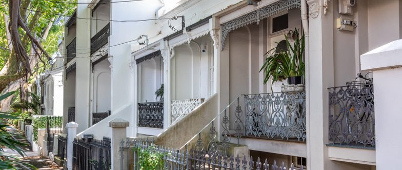 Australian terrace houses content