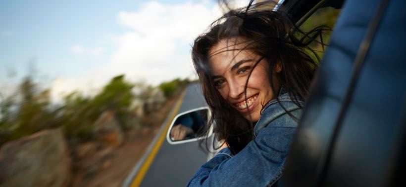 Brunette road trip article image content