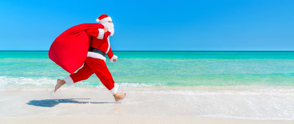 Xmas santa beach final content