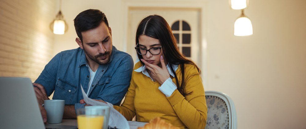 People couple stress home loan content
