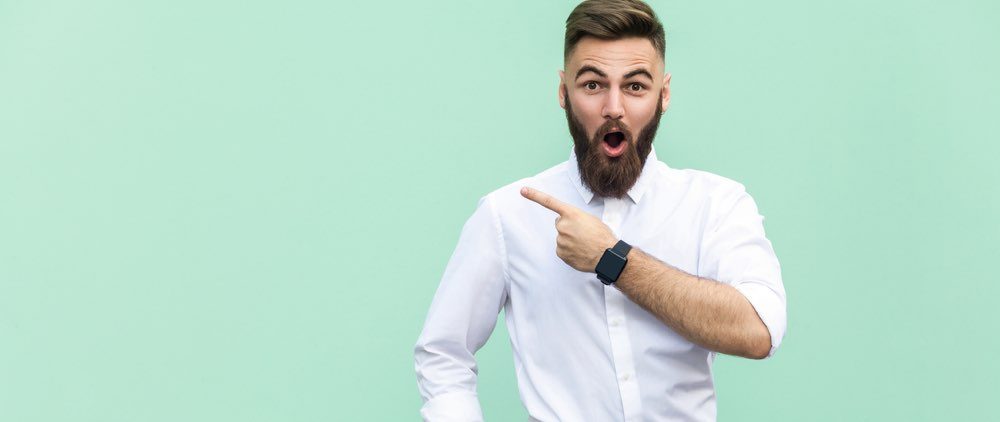 Man excited for banking ny resolution 2019 content