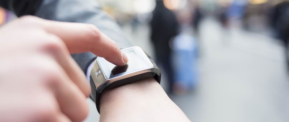 1 business hand computer a smart watch content