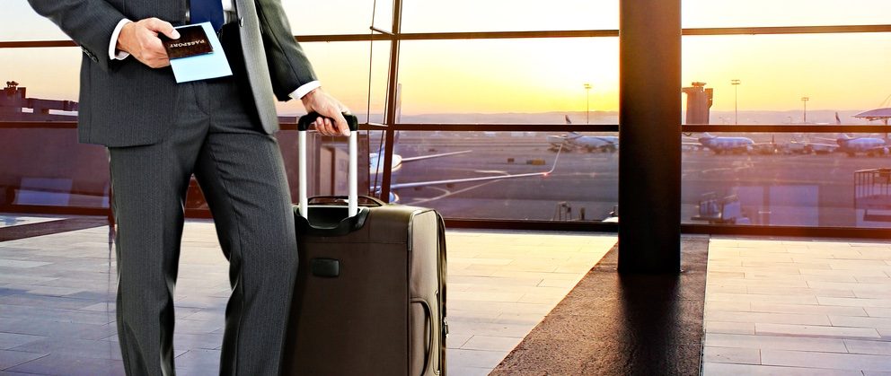 Person man plane a man at an airport content