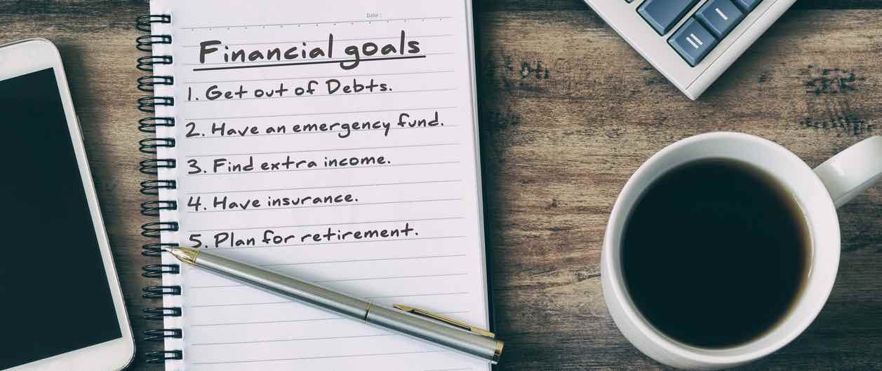 Financial goals crop content