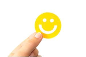 Happy Business banking customer
