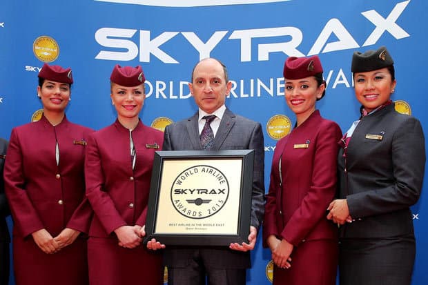 Qatar Airways rated the world’s best airline
