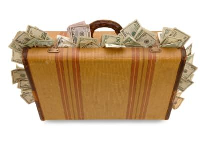 Suitcase full of money content