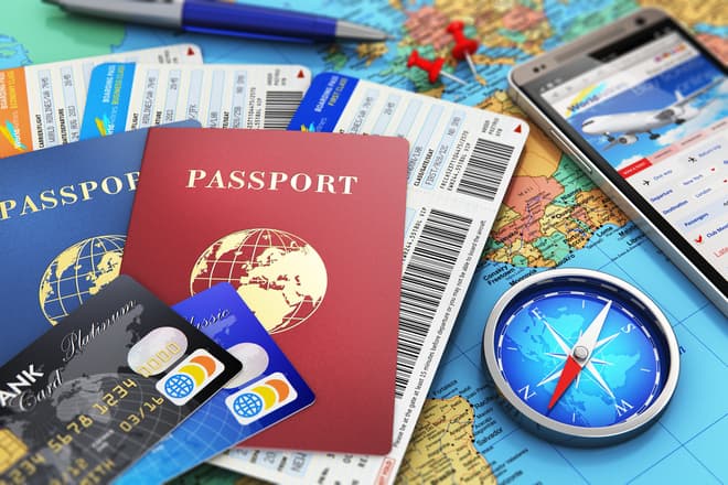 Credit card for travel content