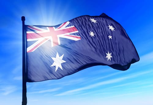 Australia flag content