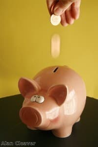 Piggy savings bank cc content