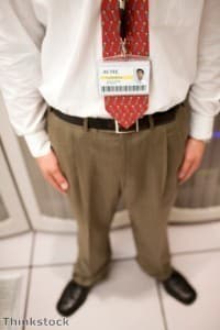Id badge content