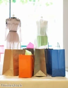 Shopping bags content