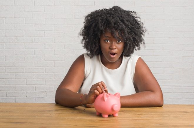 Woman shocked at finding unclaimed money.